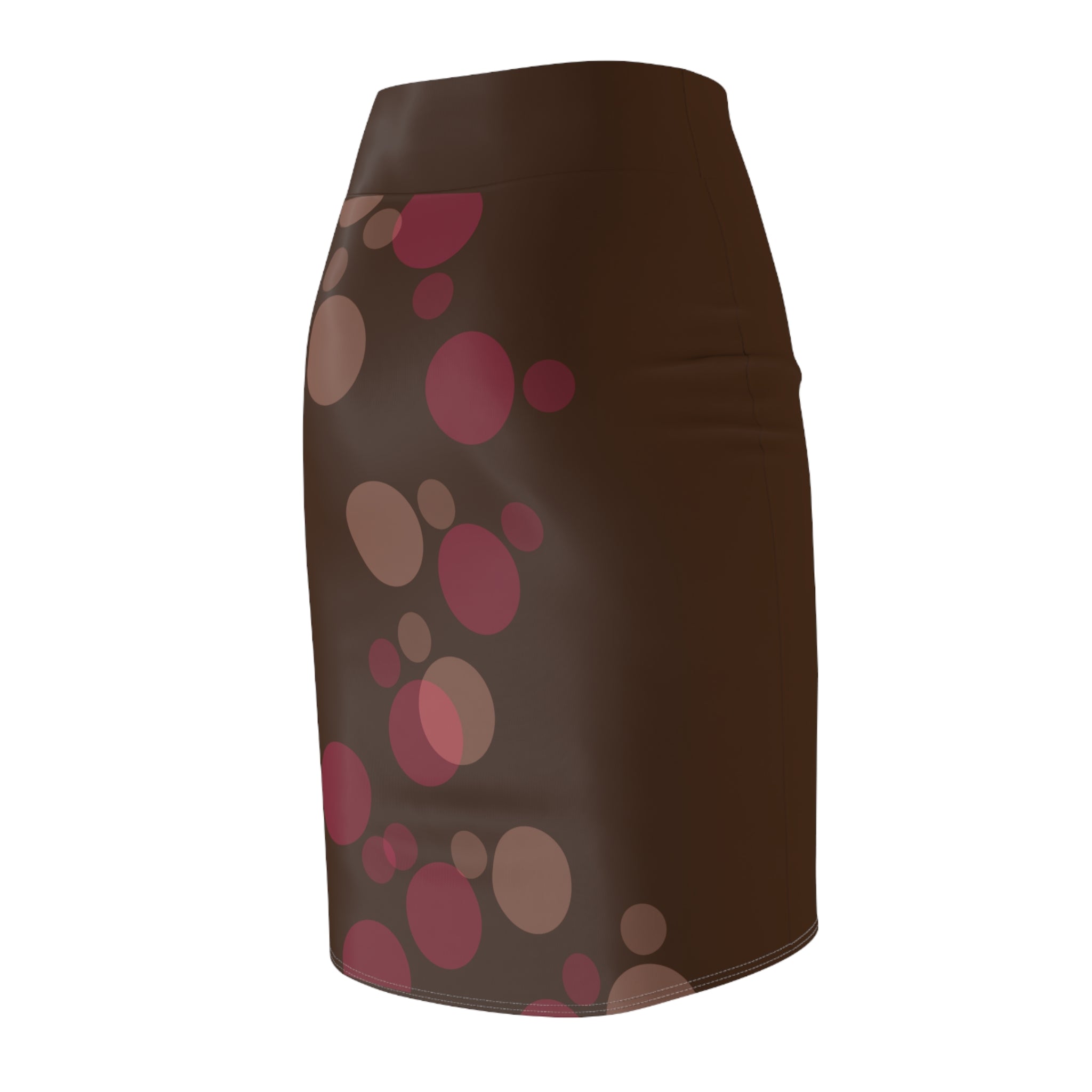 Women's Pencil Skirt | Retro Polka Dot Bodycon