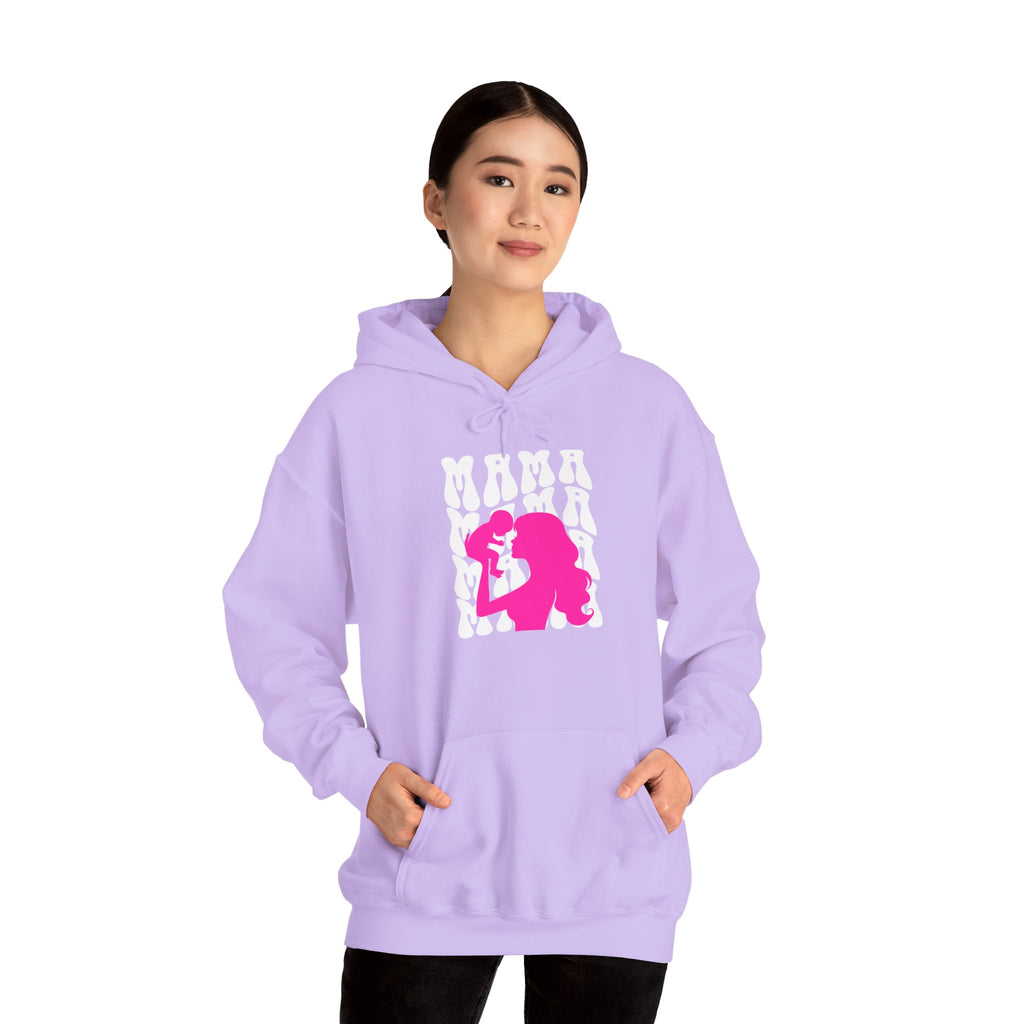 Hoodie | 'Mama' & Silhouette Pink Graphic