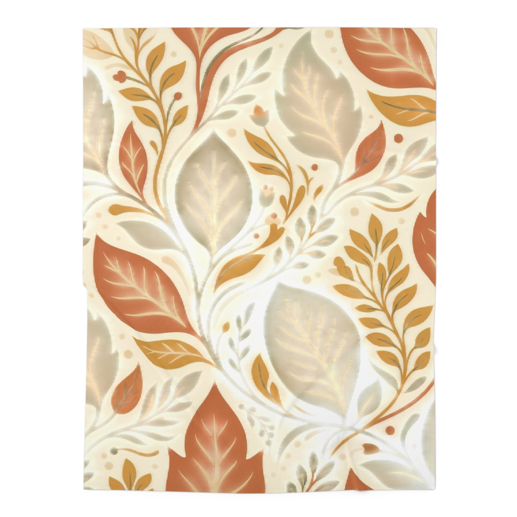 Baby Swaddle Blanket | Soft Autumn Leaves Swaddle
