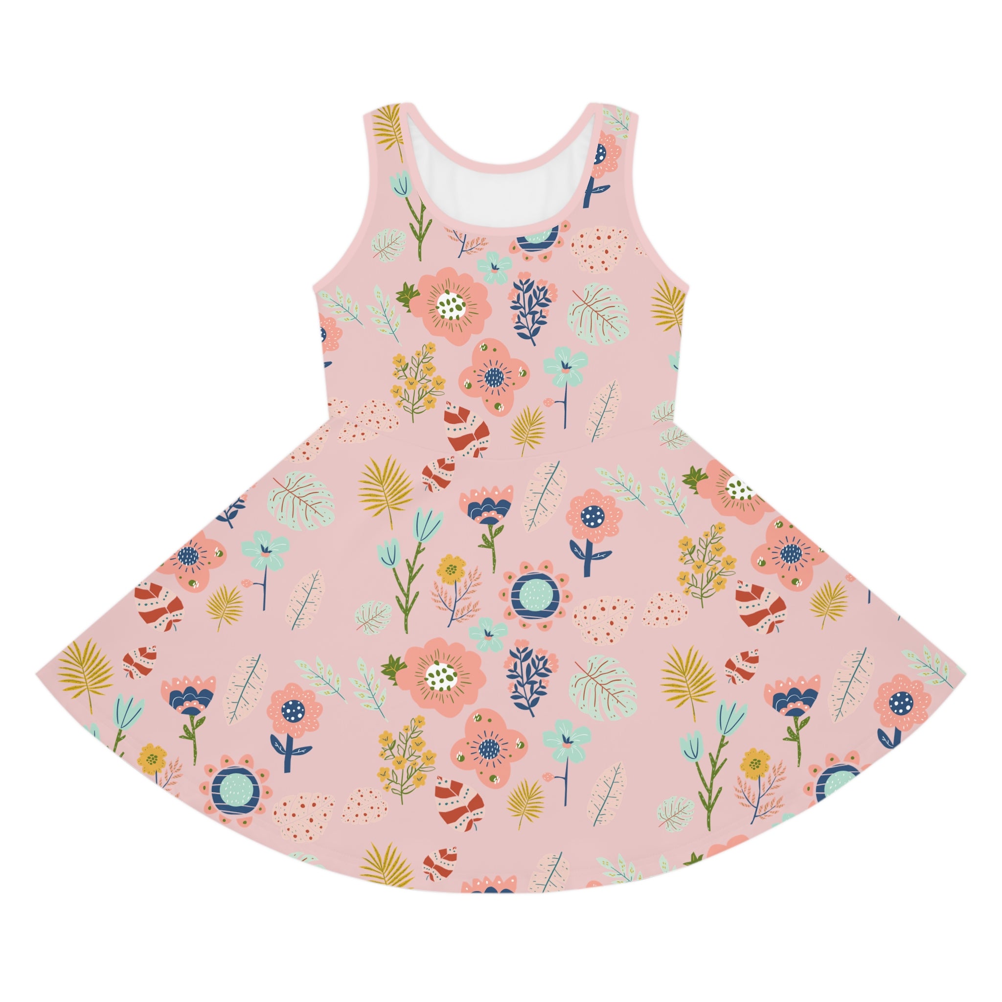 Girls' Floral Sundress | Pink Swing Dress