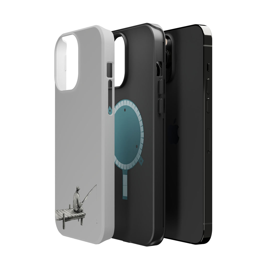 Phone Case | Fishing Dock Minimalist Magnetic Impact-Resistant Case