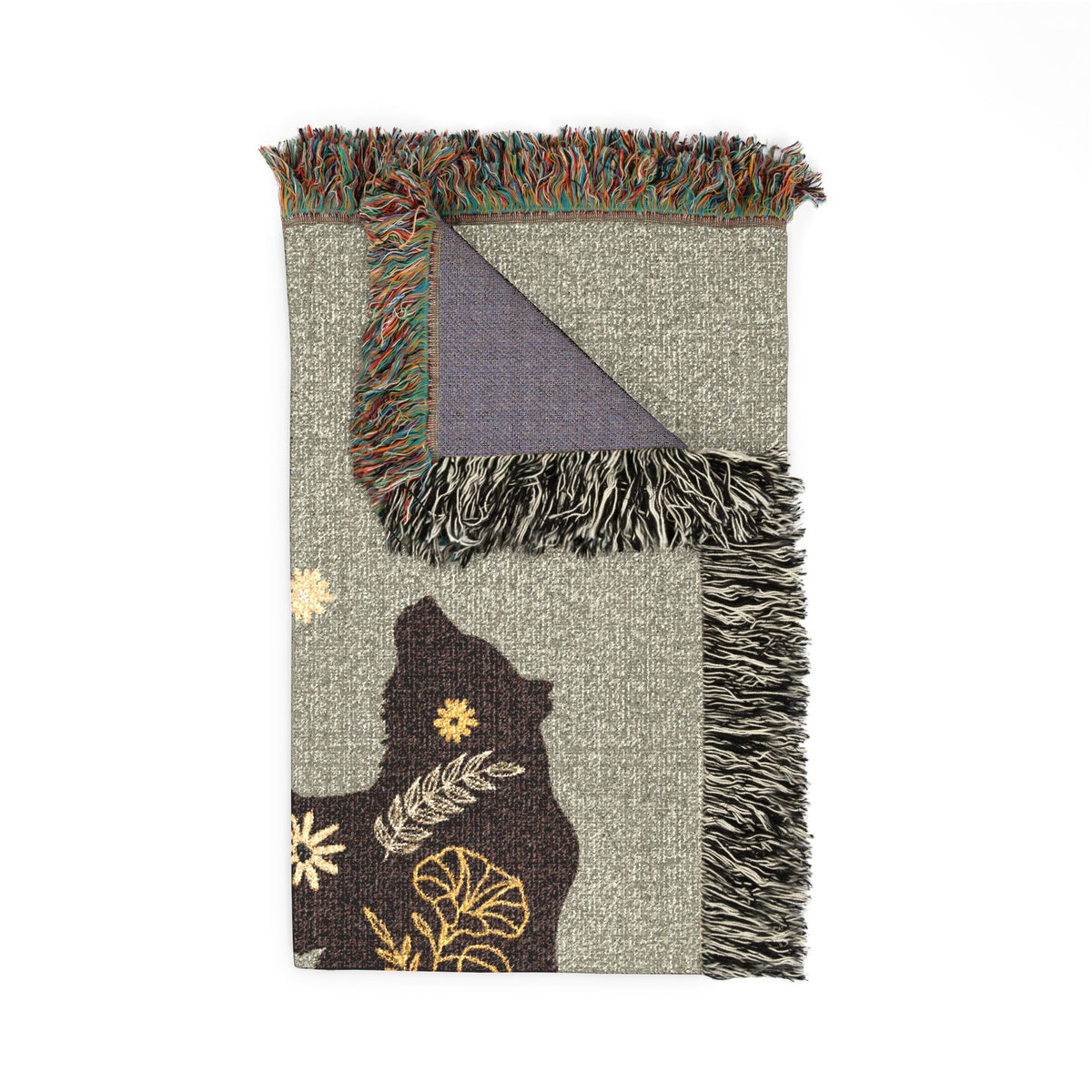 Cozy Woven Throw for Mama Bears