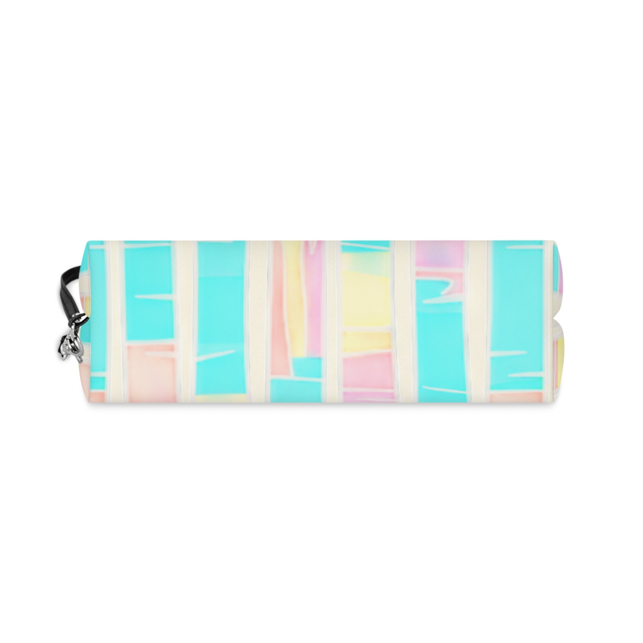 Cosmetic Pouch | Pastel Watercolor Stripe Makeup Bag