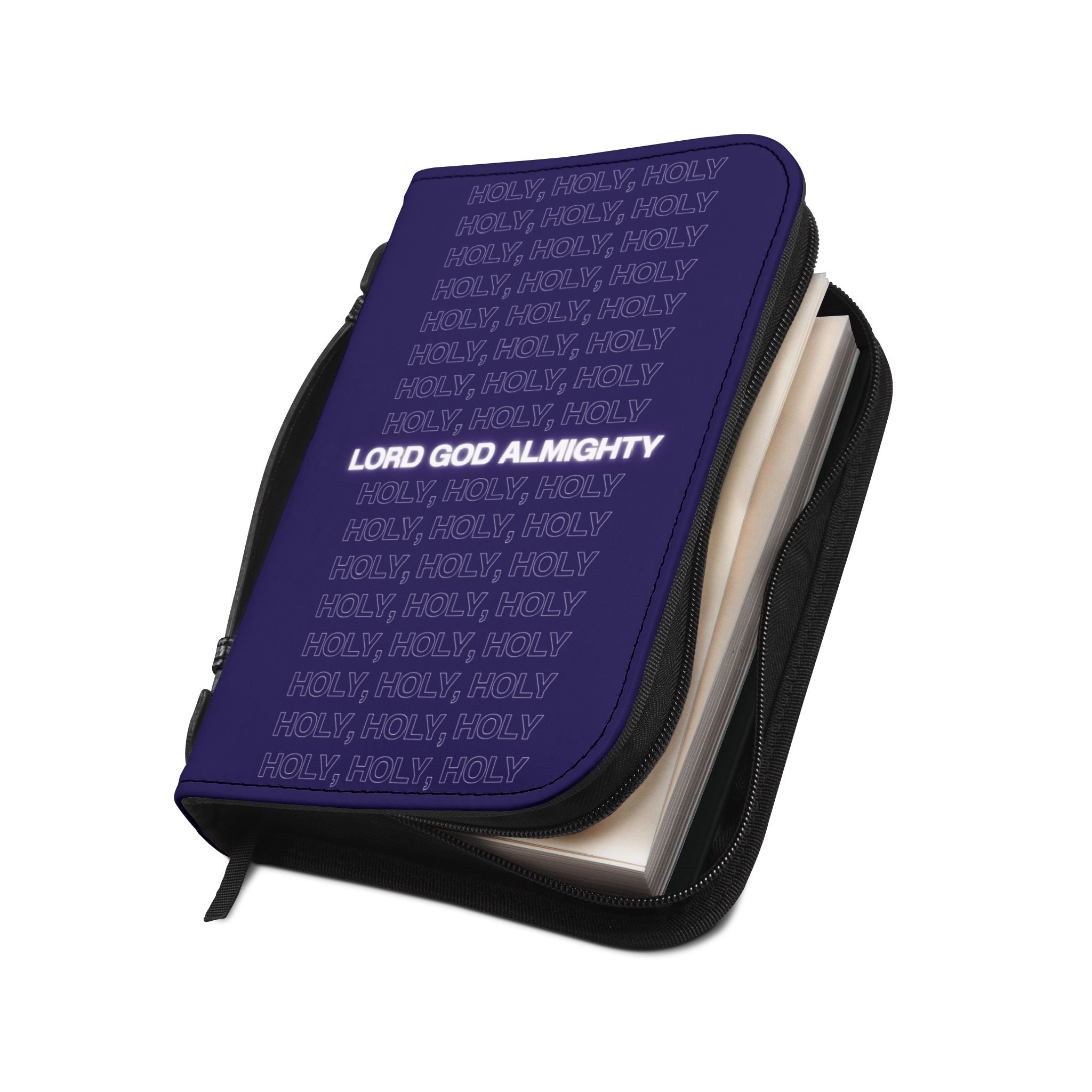 Bible Cover | 'Lord God Almighty' Zippered Scripture Organizer