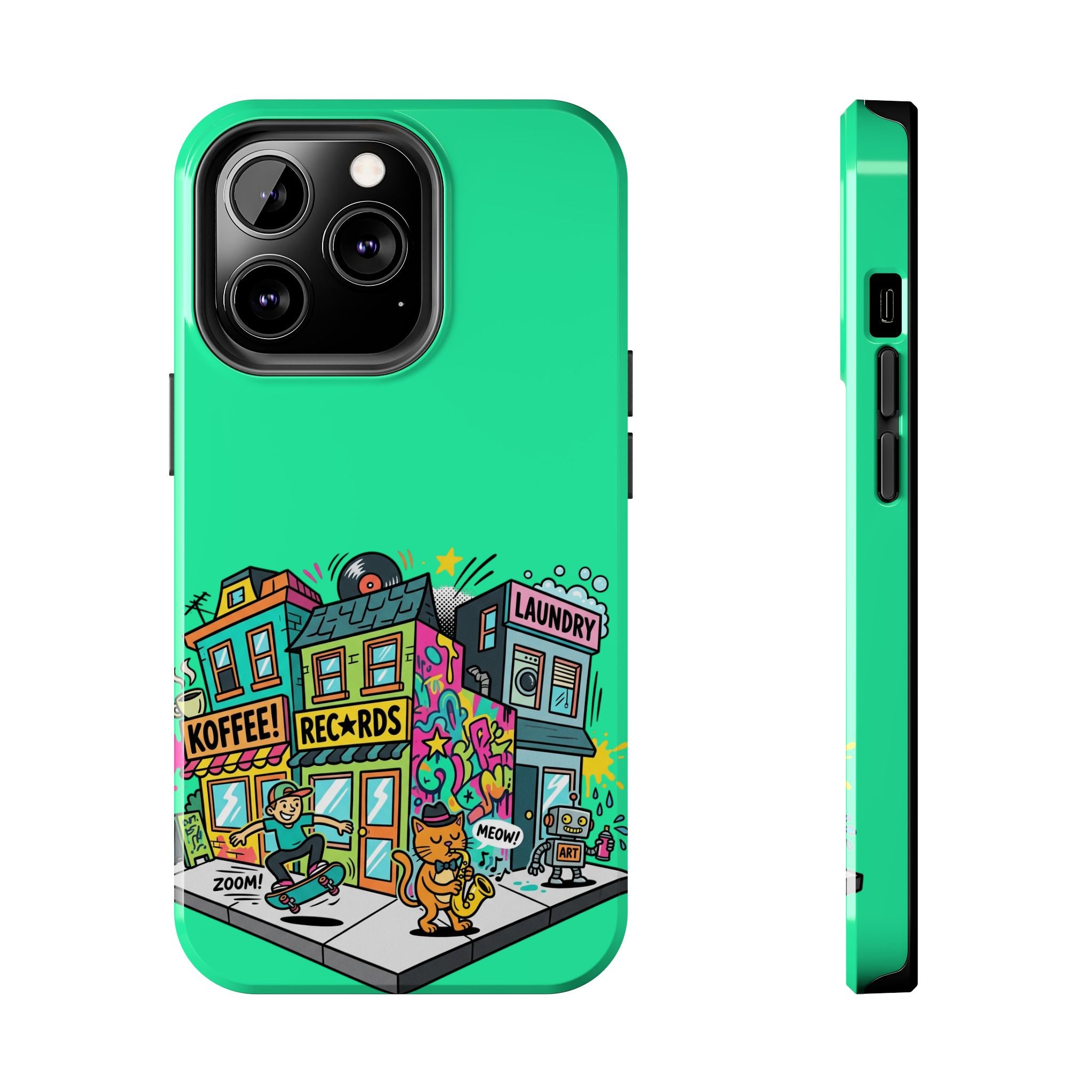 Phone Case | Tough Protective Cover with Colorful Street Art