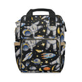 Diaper Backpack | Astronaut & Rocket Space Explorer Baby Bag