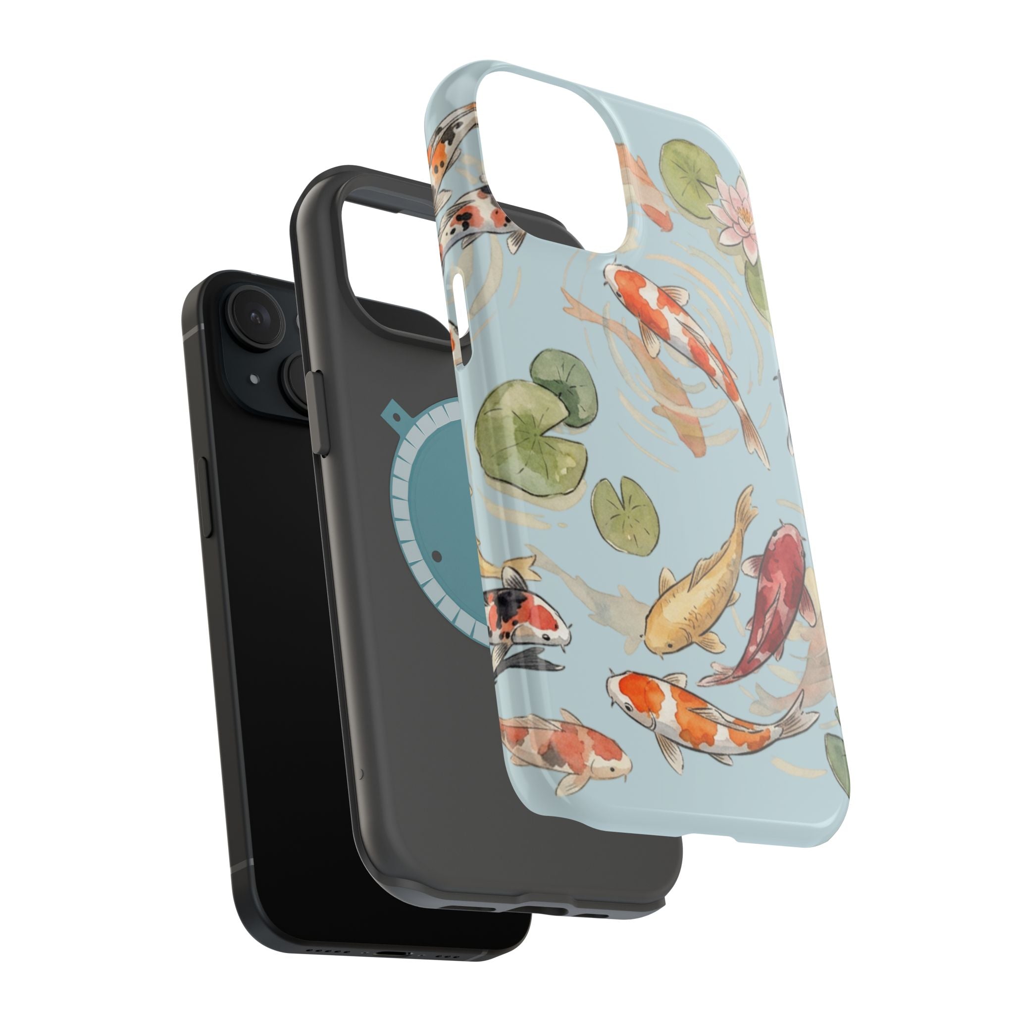Phone Case | Koi Pond Magnetic Impact-Resistant Phone Cover