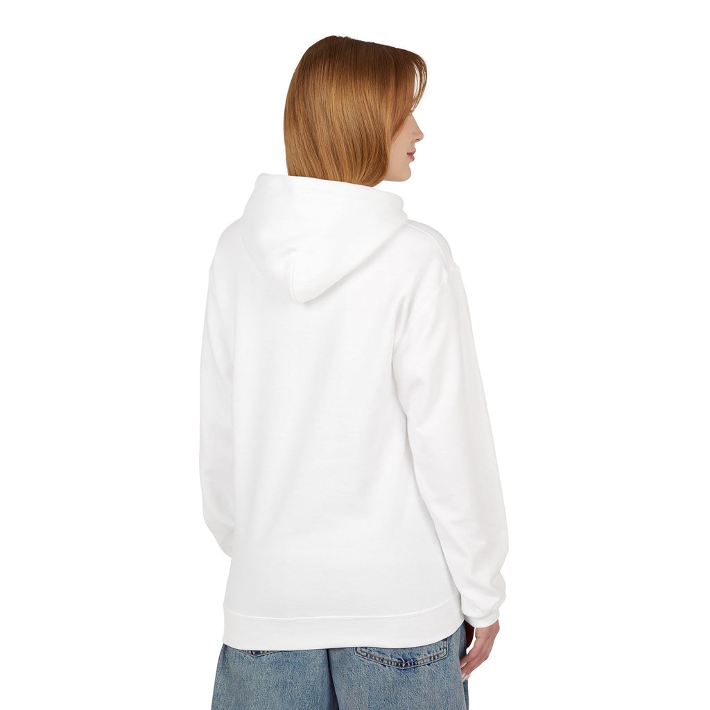 'Mom Life Hustle' Retro Hoodie | Delicate Line Illustration of a Mother & Baby
