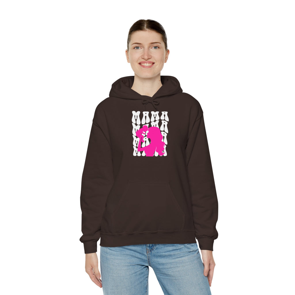 Hoodie | 'Mama' & Silhouette Pink Graphic