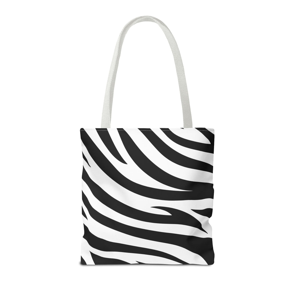 Tote Bag — Black & White Zebra Print  Fashion Tote