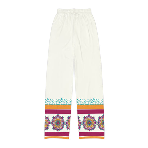 Children & Youth Pajamas | Colorful Boho Mandala Border Pattern Lounge Wear