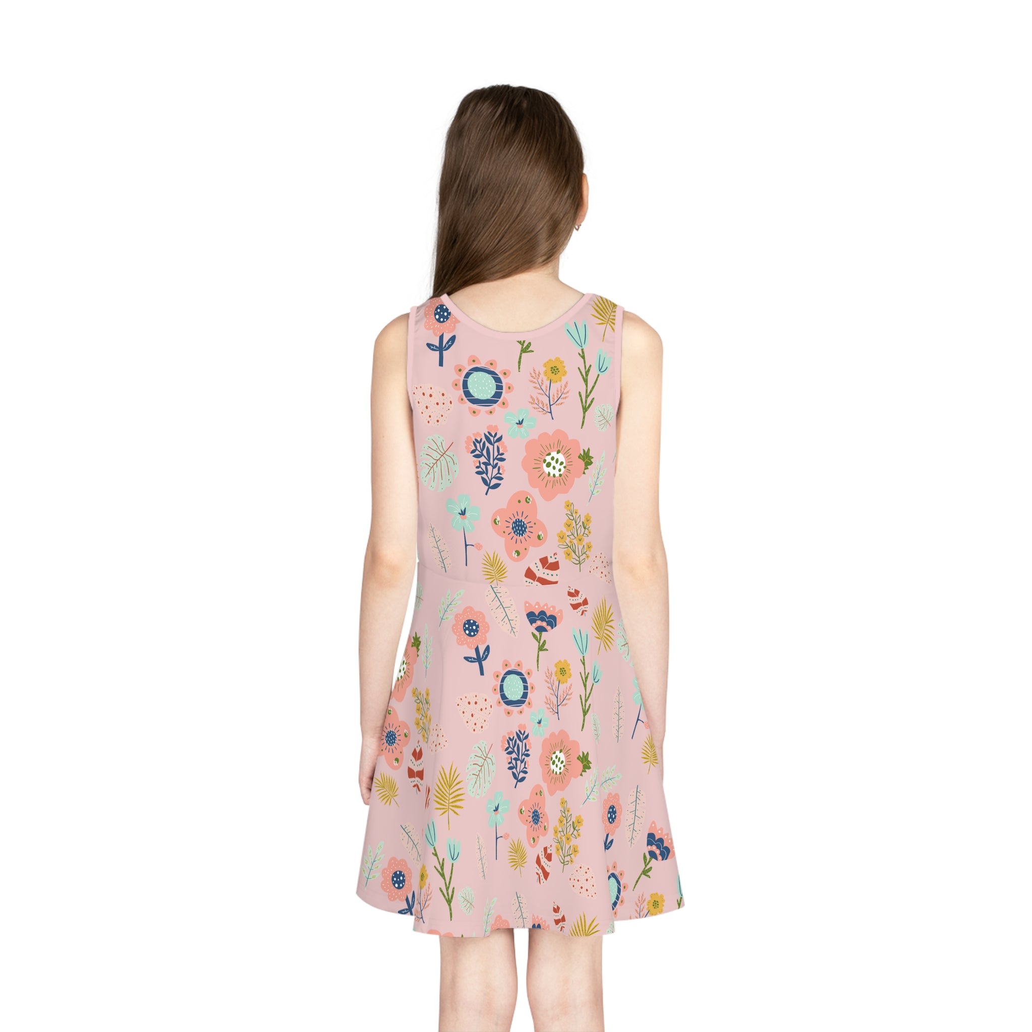 Girls' Floral Sundress | Pink Swing Dress