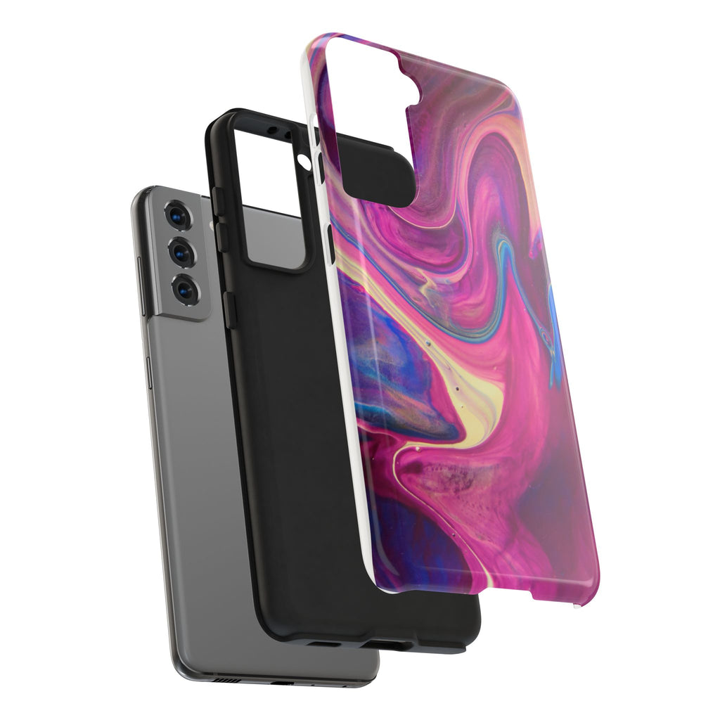 Phone Case | Protective Artistic Paint Pour Design