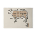 Glass Cutting Board | Meat Chart Cutting Board