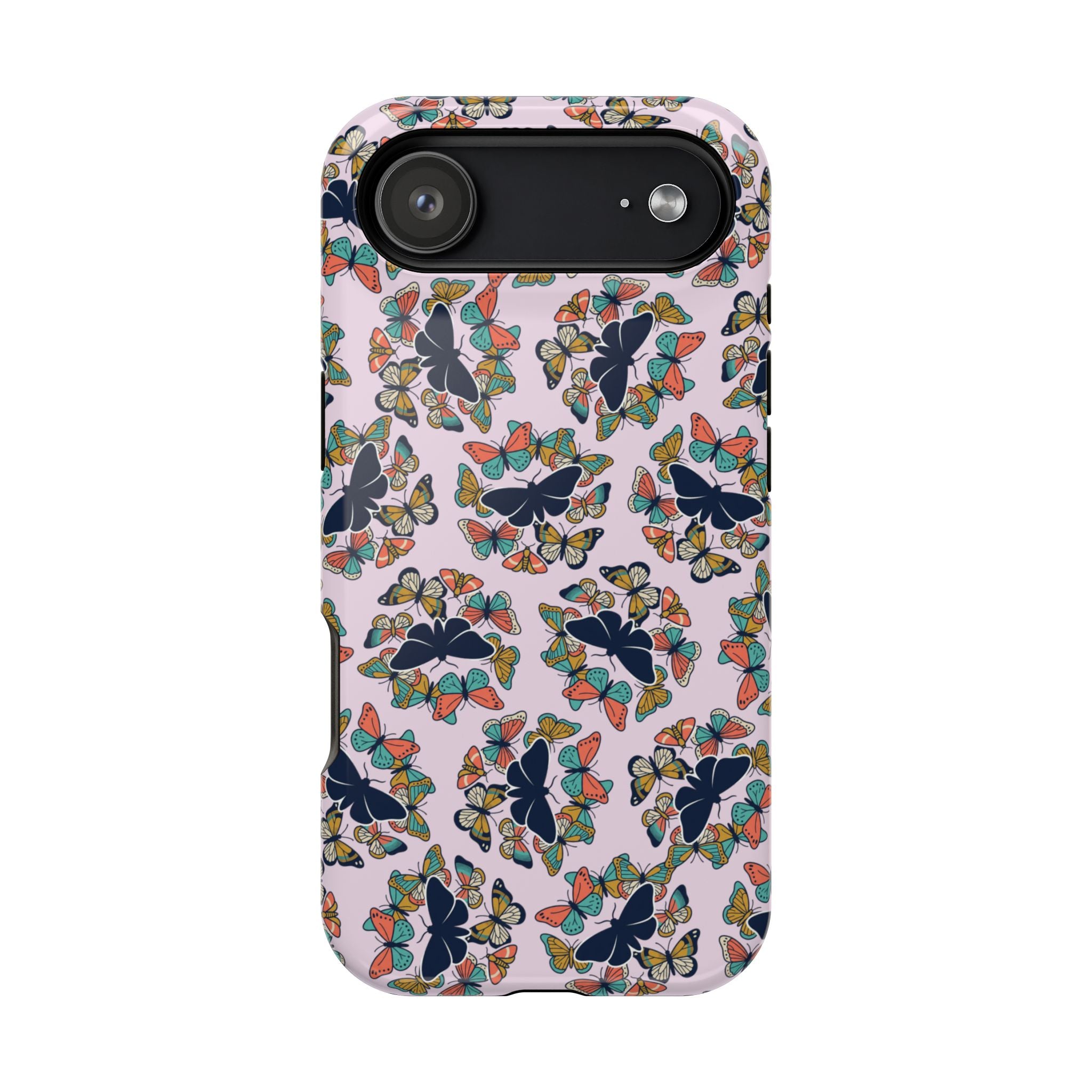 Phone Cases | Pastel Butterflies and Moths Pattern Magnetic Impact-Resistant Case