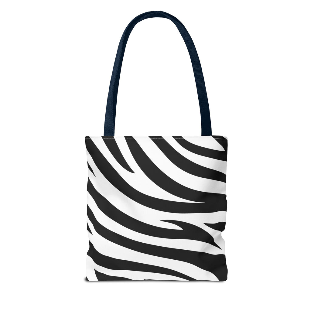 Tote Bag — Black & White Zebra Print  Fashion Tote