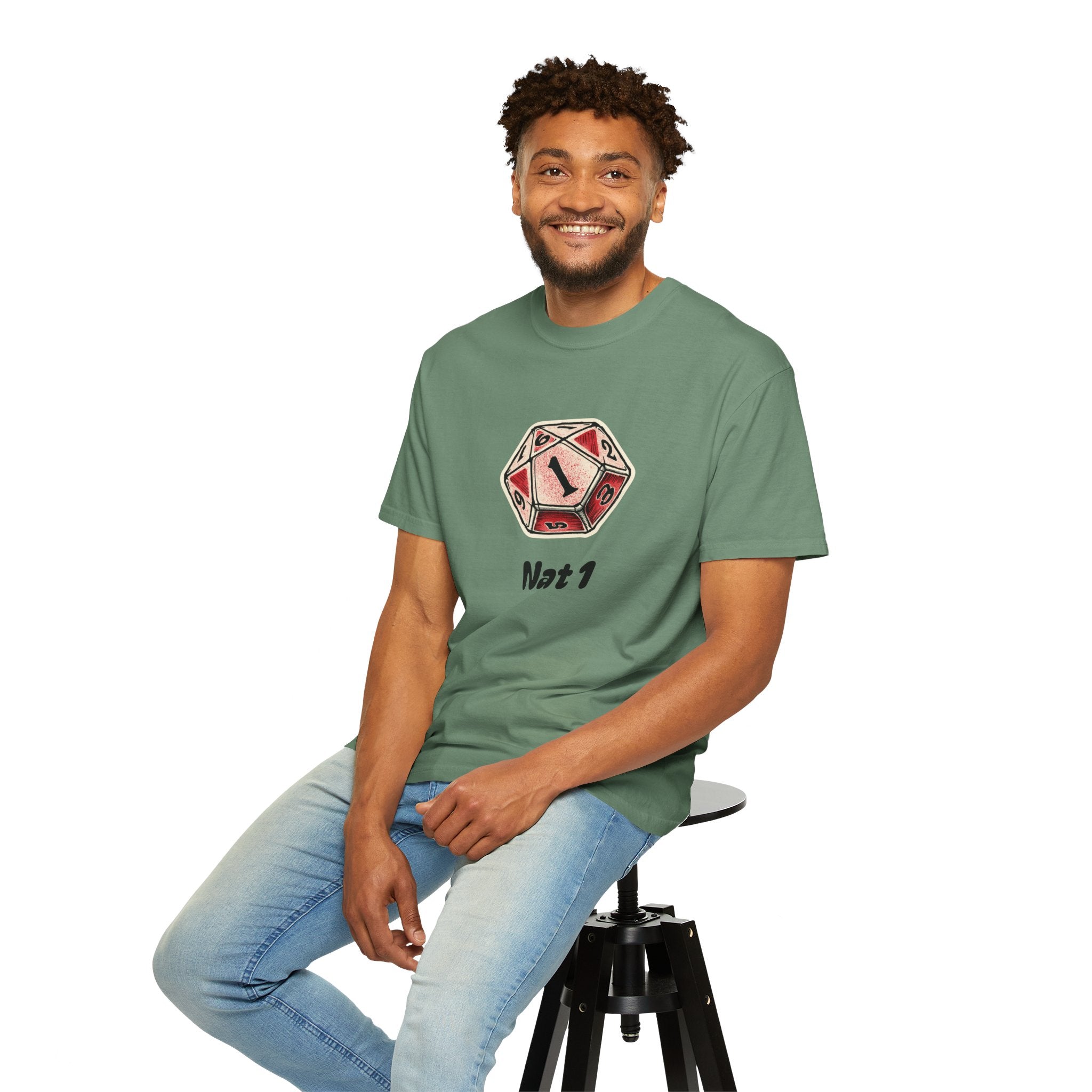 T-Shirt | Roleplaying RPG 'Nat 1' & 'Striving to Be the Whole Problem' Tee