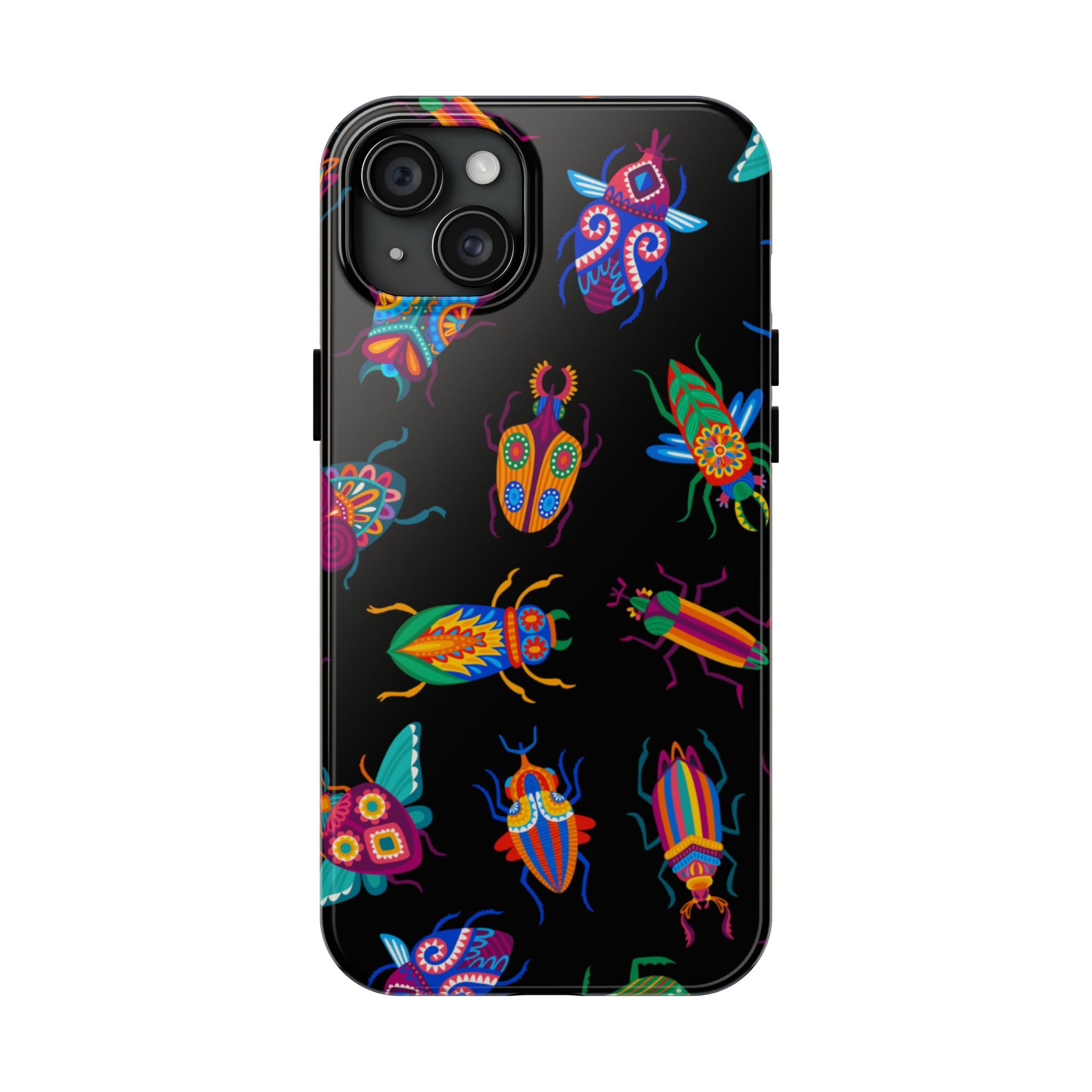 Phone Case | Neon Beetle Pattern Tough Protective Cover