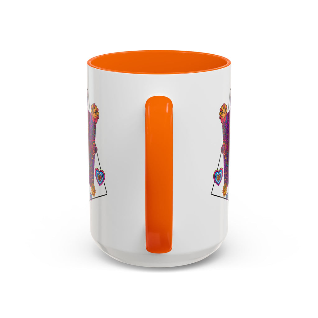 Coffee Mug | Psychedelic Lizards Accent Ceramic Mug