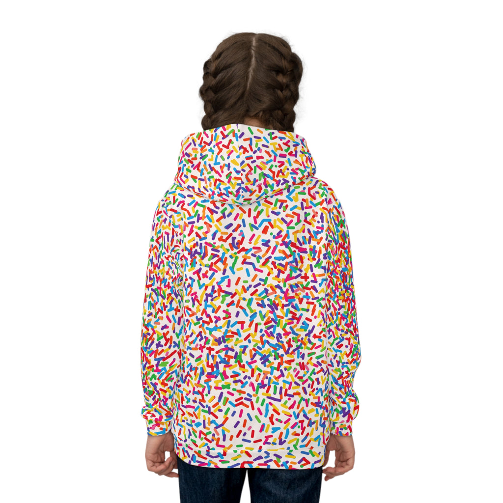 Vanilla & Rainbow Sprinkles Hoodie