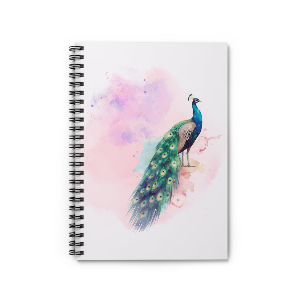 Journal | Peacock Watercolor Spiral Notebook