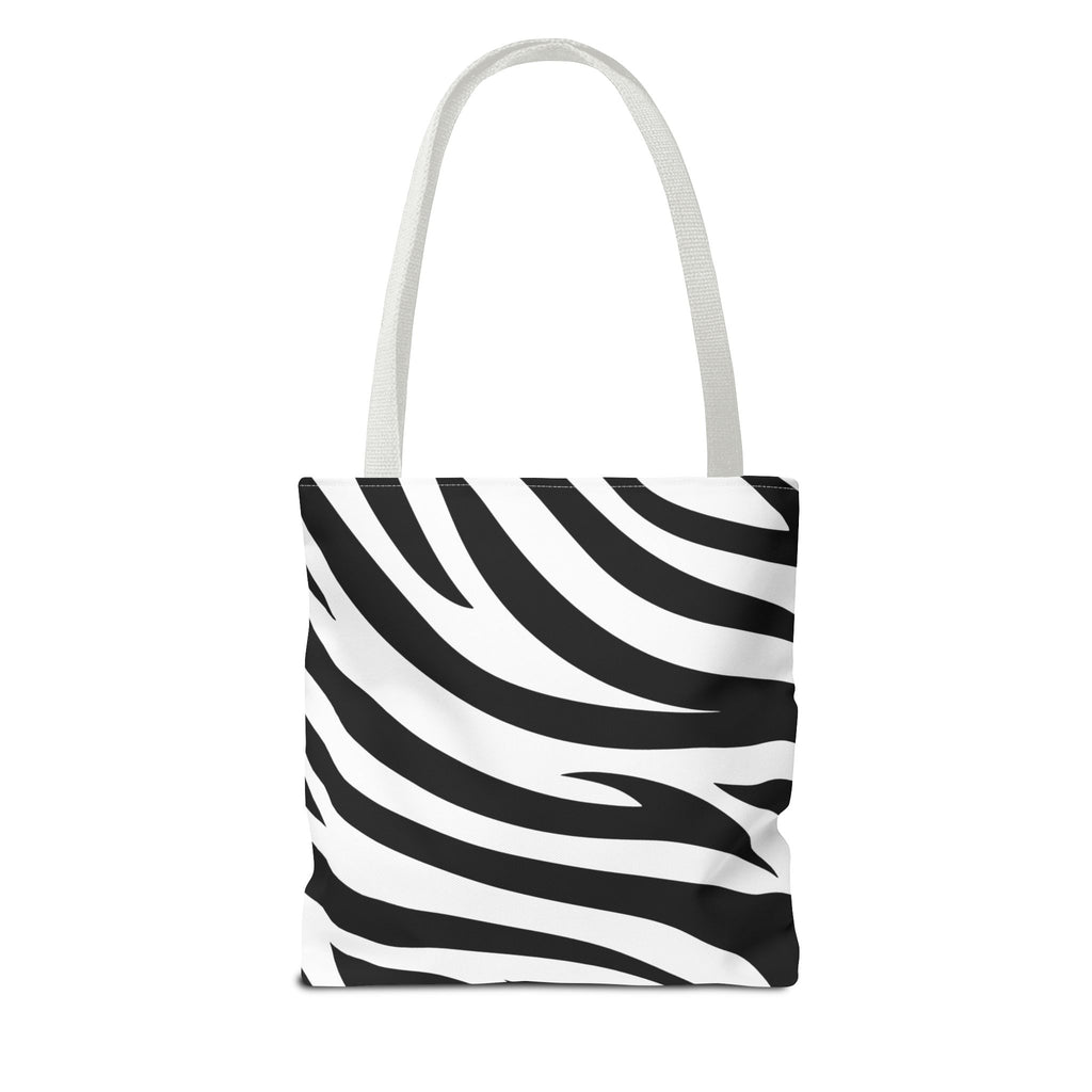 Tote Bag — Black & White Zebra Print  Fashion Tote