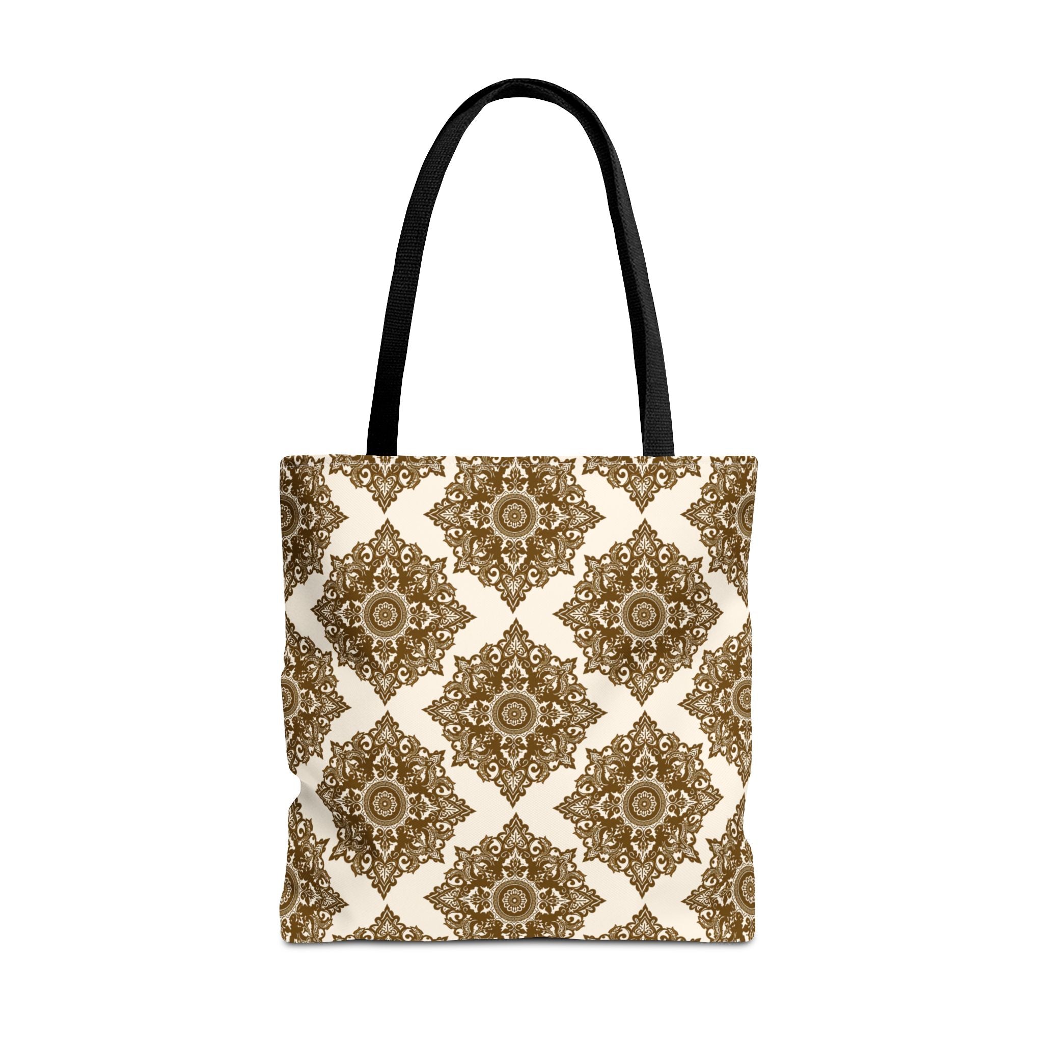 Tote Bag | Boho Gold Medallion Pattern