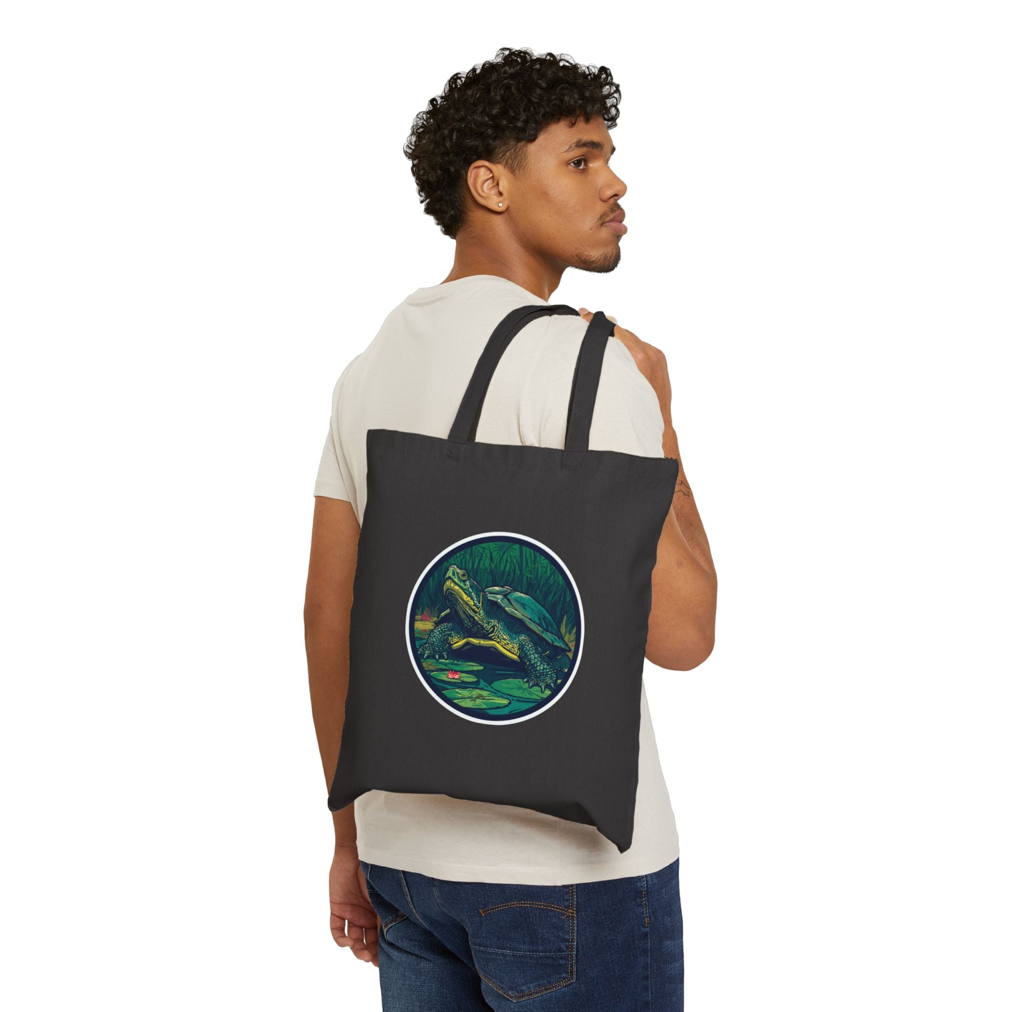 Tote Bag | Vintage Turtle Illustration