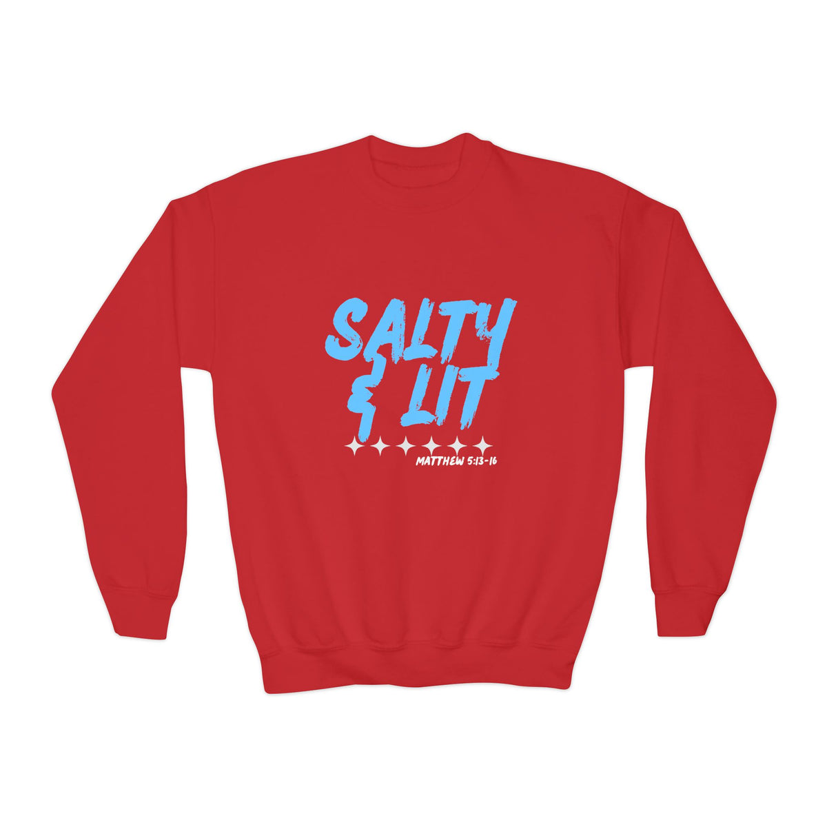 “Salty & Lit” Christian Graphic Sweatshirt