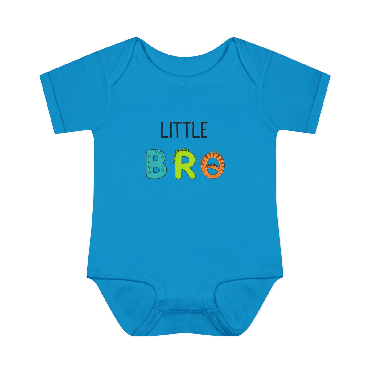 Little Bro Dino Letters Onesie