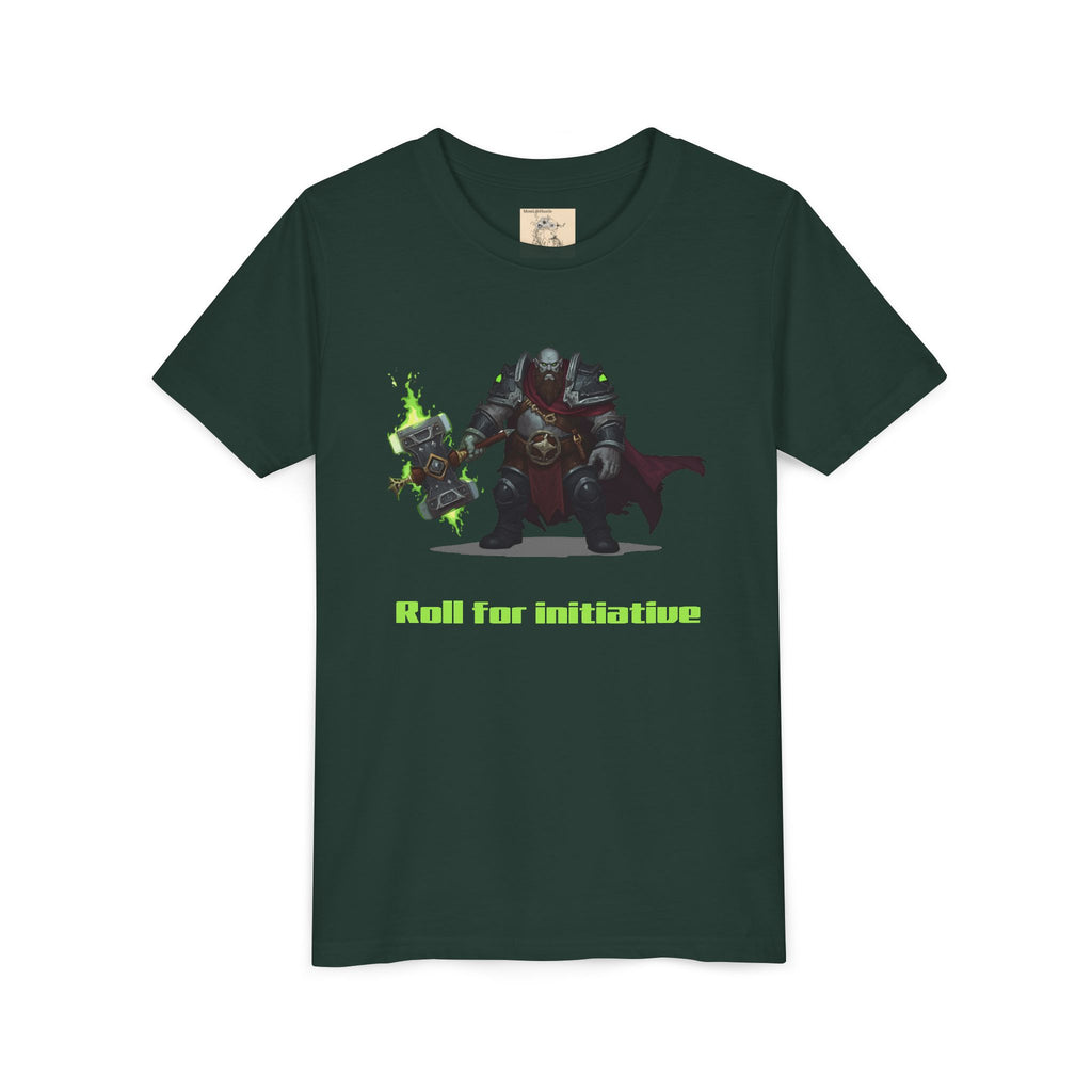 T-Shirt | 'Roll for Initiative' Fantasy RPG Character Youth Tee