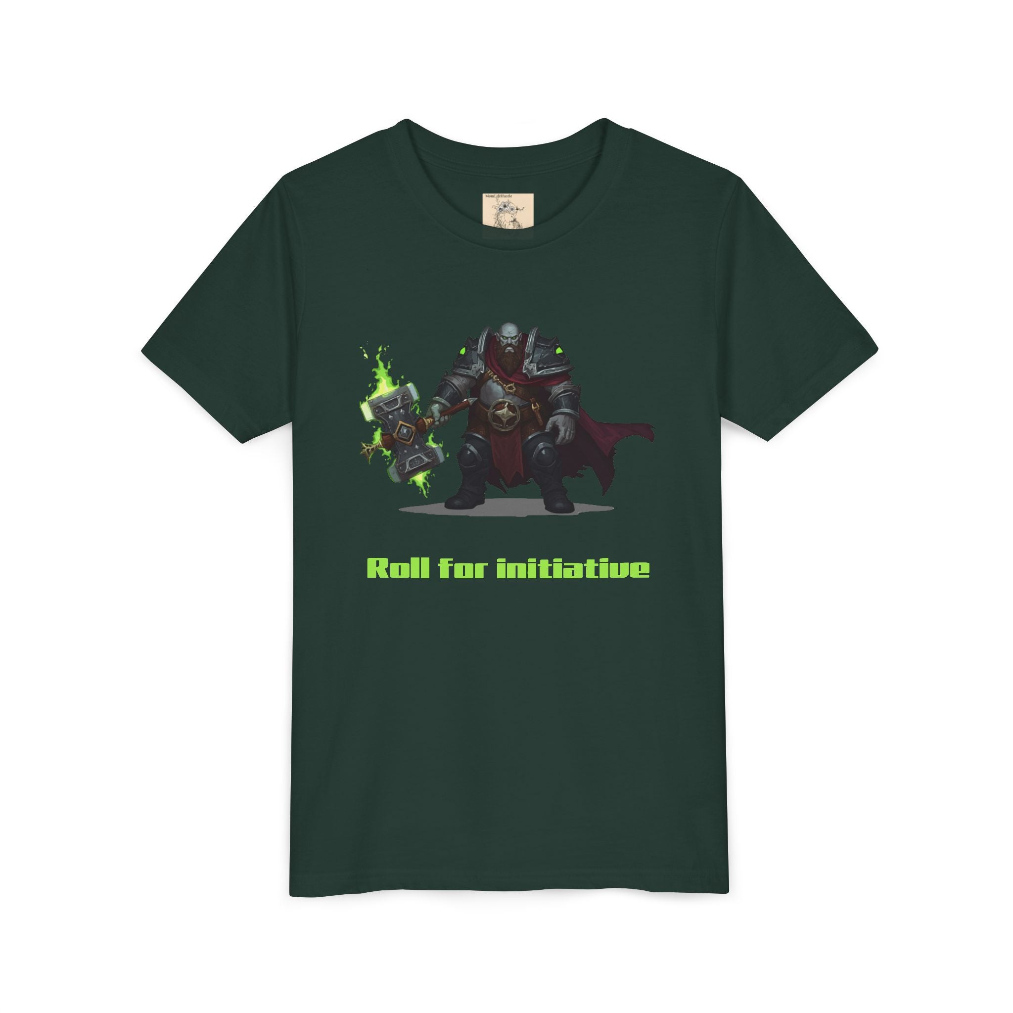 T-Shirt | 'Roll for Initiative' Fantasy RPG Character Youth Tee