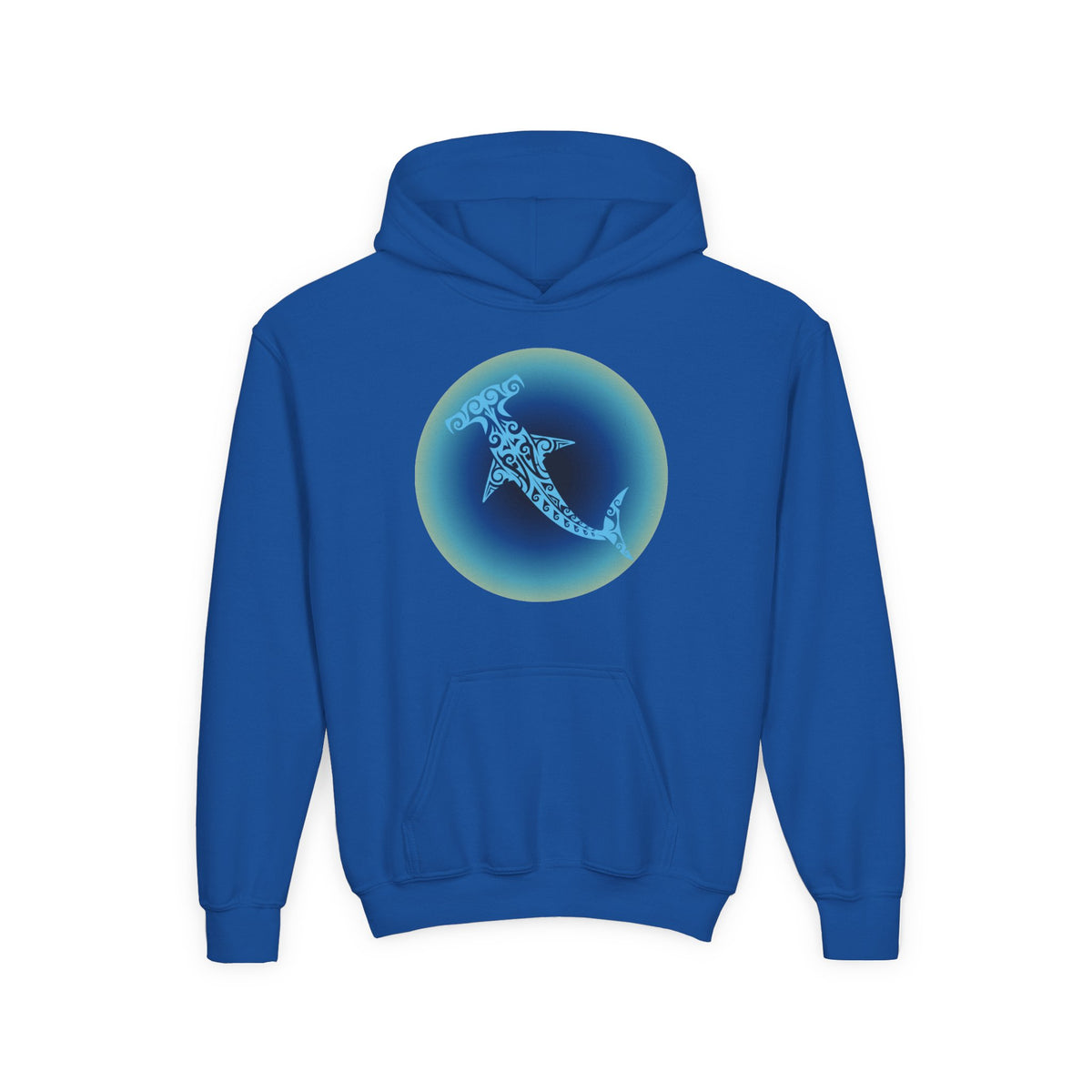 Tribal Hammerhead Youth Hoodie