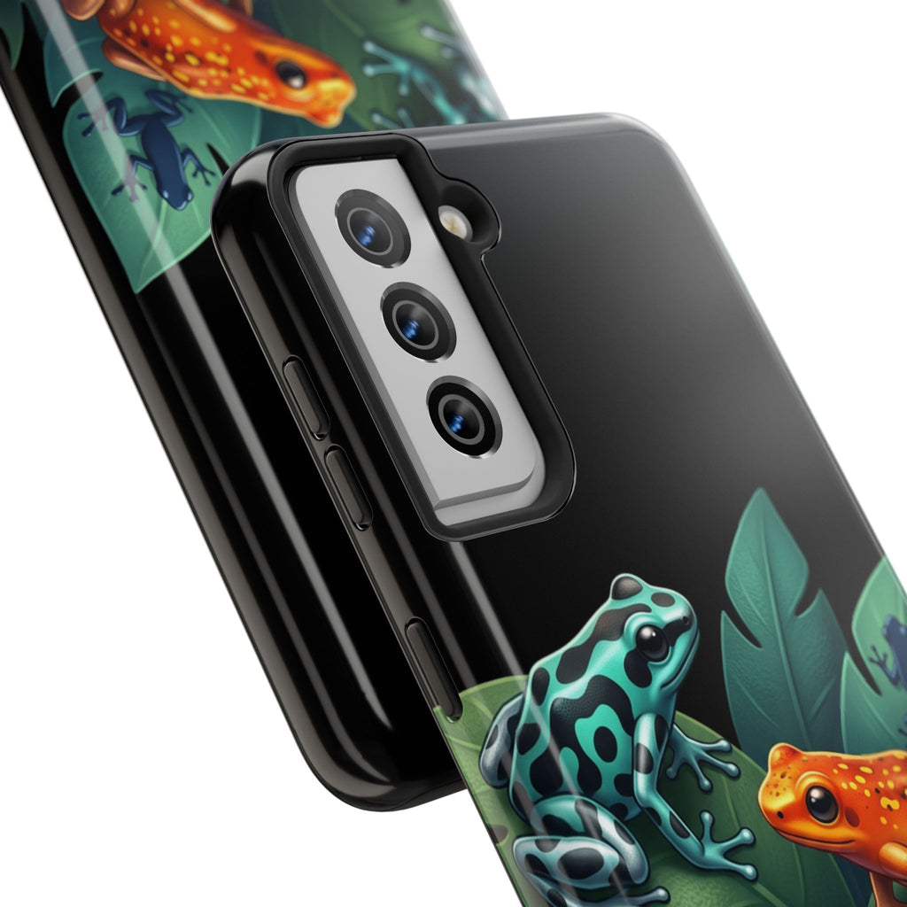 Phone Case | Colorful Dart Frog Design Tough Protective Case