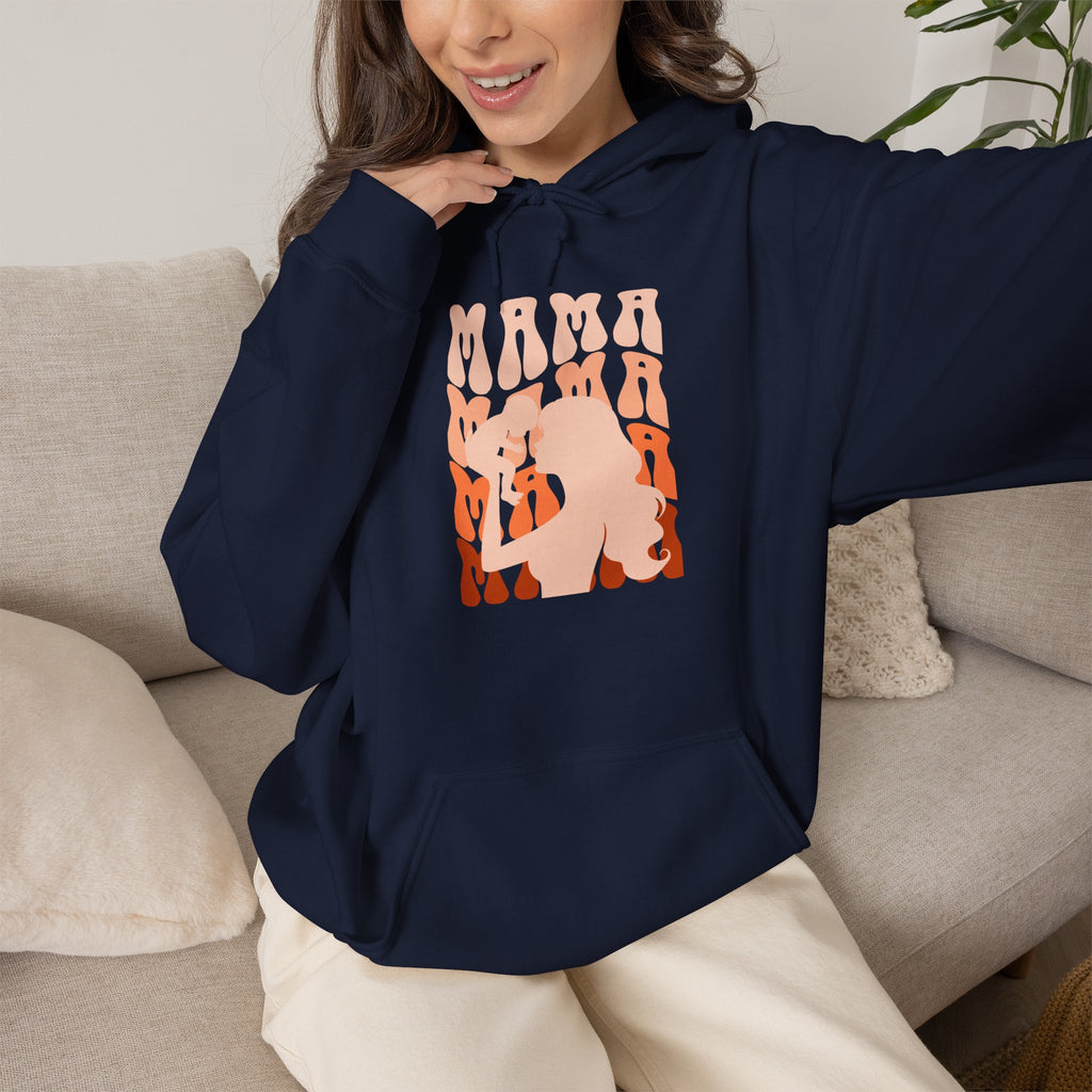 Hoodie | Mama and Baby Silhouette Graphic