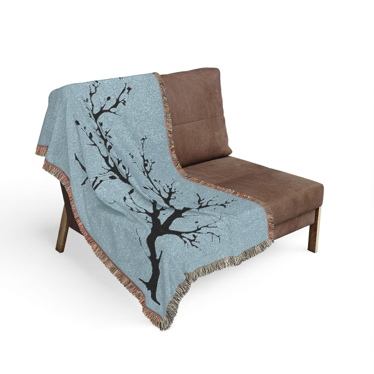 Minimalist Swinging Silhouette Throw