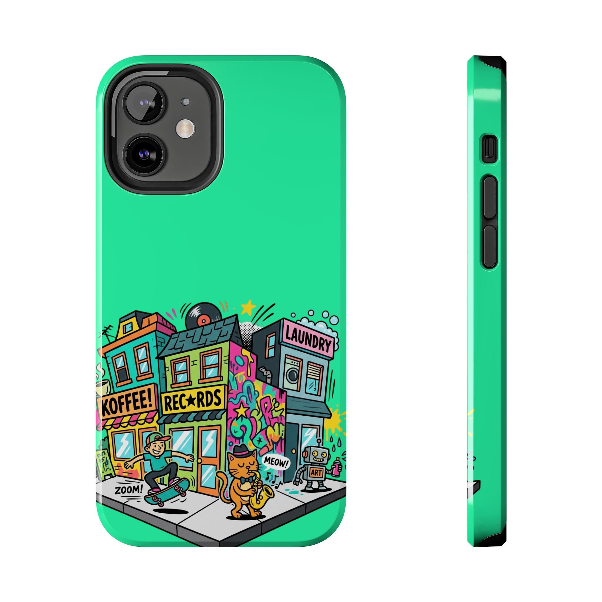 Phone Case | Tough Protective Cover with Colorful Street Art