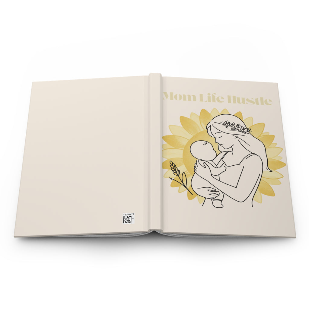Mom Life Hustle Notebook | Floral Mama Hardcover Journal