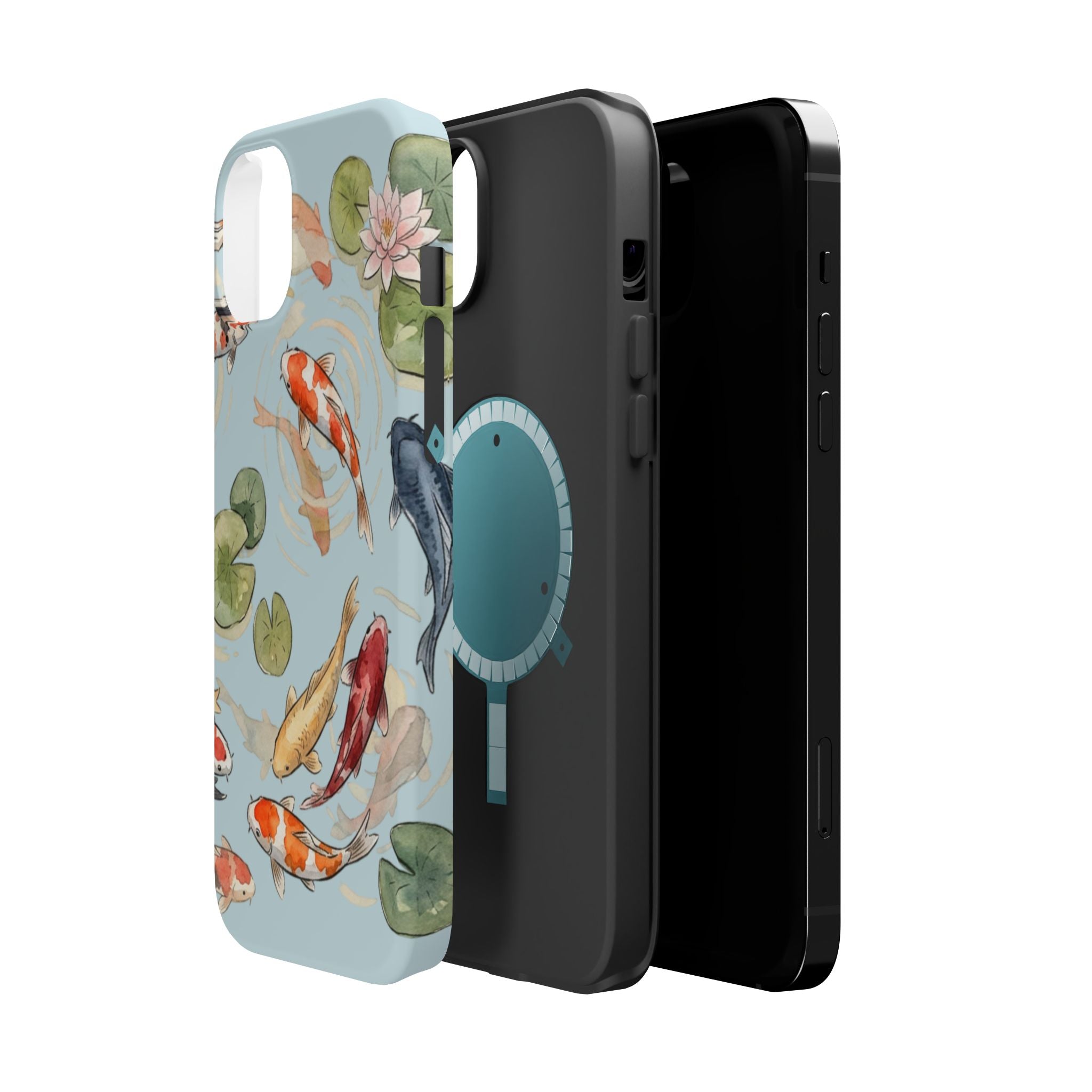 Phone Case | Koi Pond Magnetic Impact-Resistant Phone Cover
