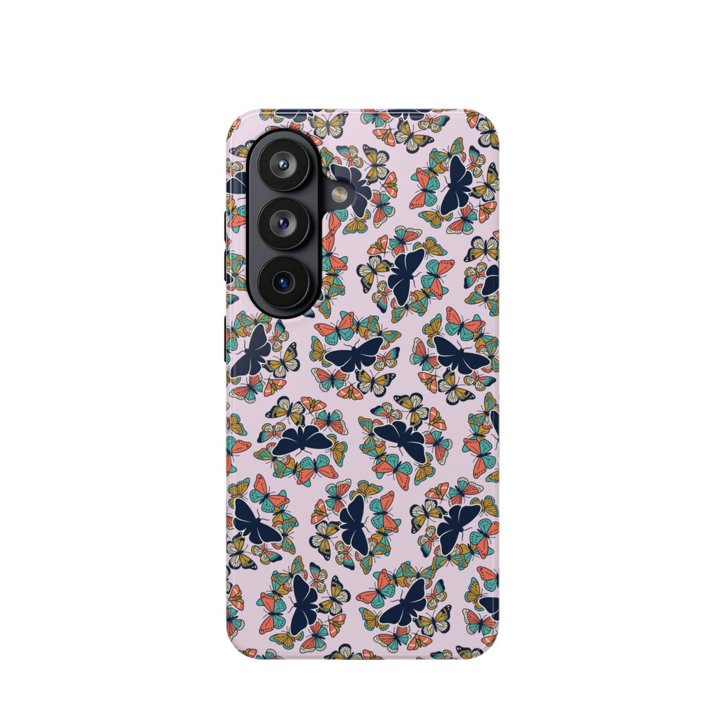 Phone Cases | Pastel Butterflies and Moths Pattern Magnetic Impact-Resistant Case