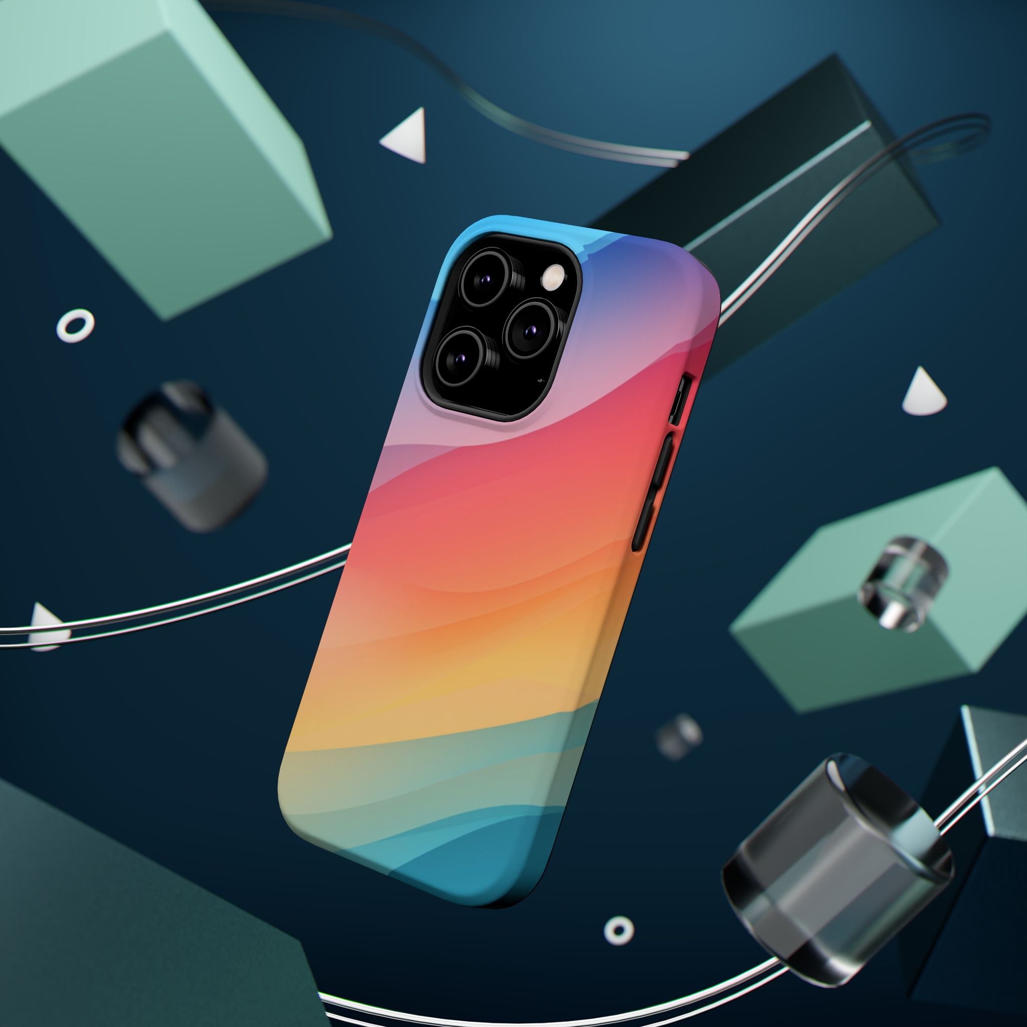 Phone Case | Gradient Sunset Magnetic Impact-Resistant Phone Shield