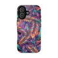 Phone Case | Colorful Feather Art Magnetic Tough Phone Cover