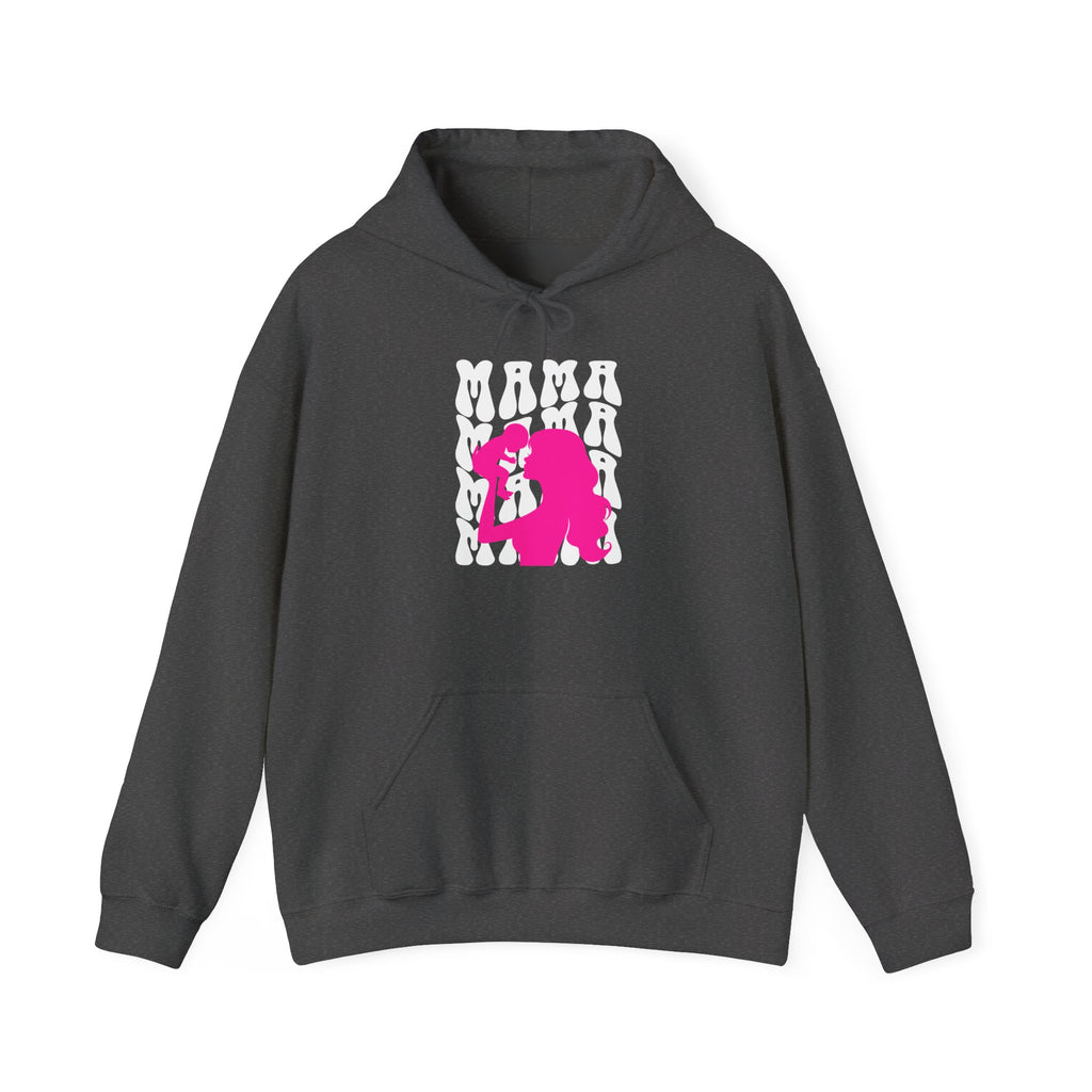 Hoodie | 'Mama' & Silhouette Pink Graphic