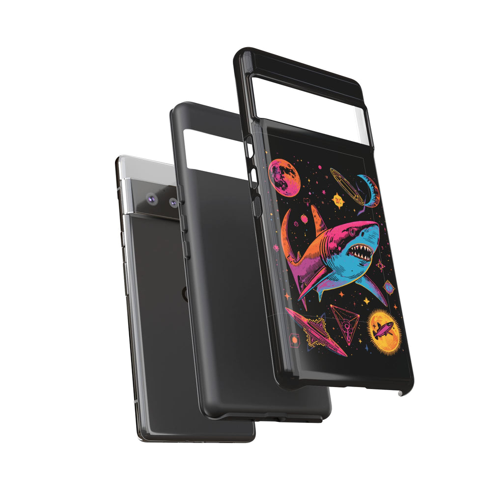 Phone Cases | Neon Space Shark Case