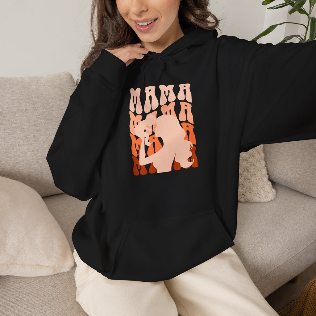 Hoodie | Mama and Baby Silhouette Graphic
