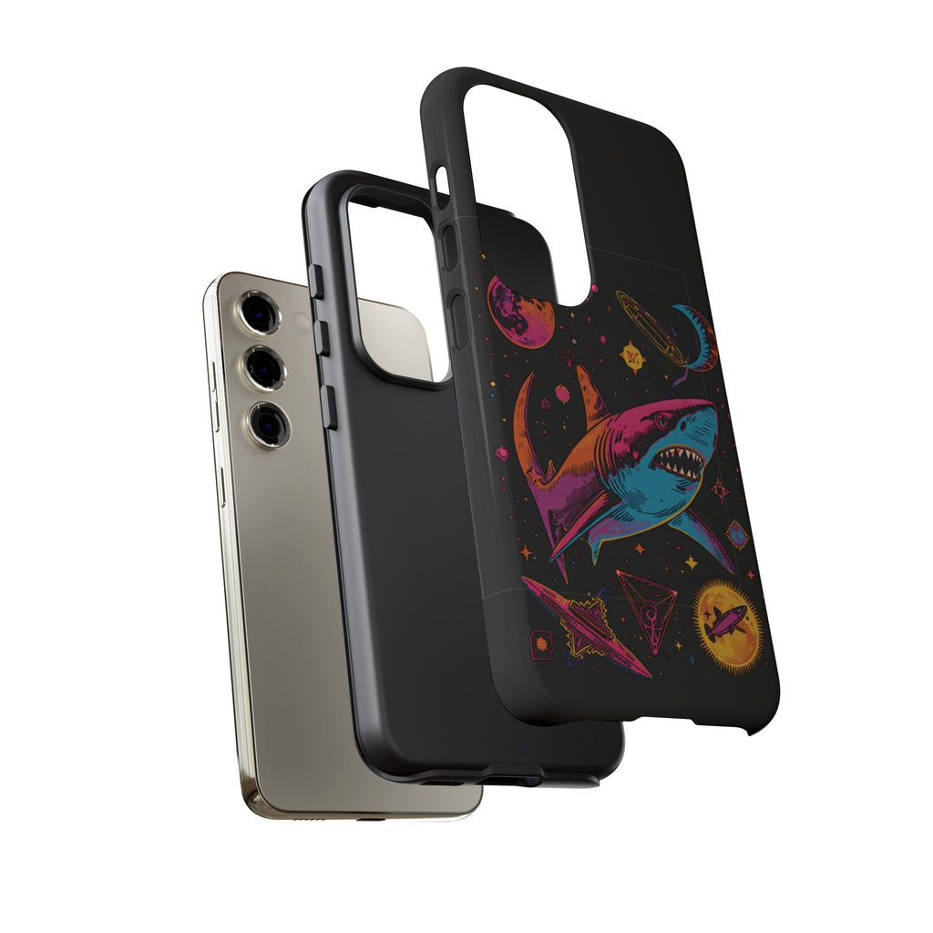Phone Cases | Neon Space Shark Case