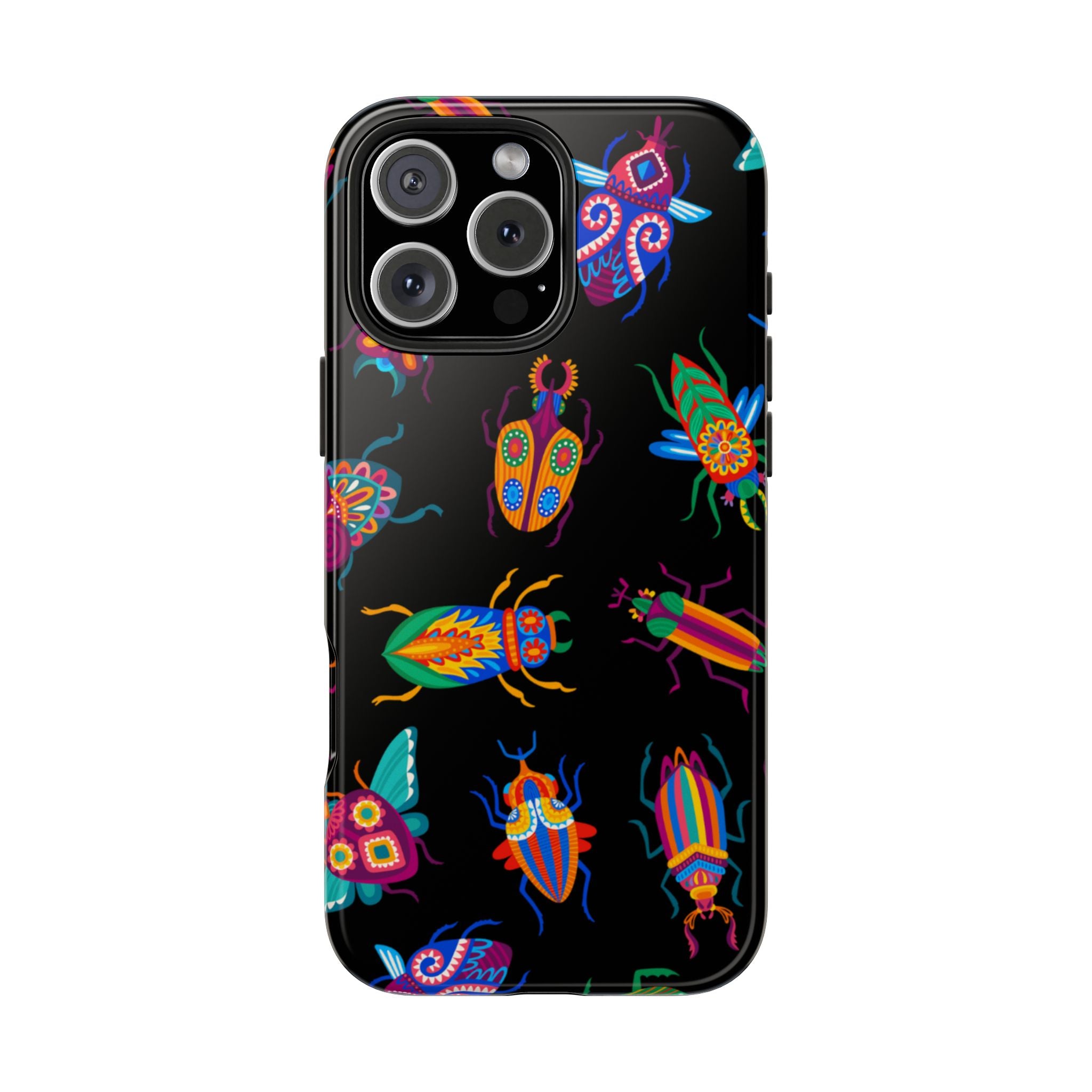 Phone Case | Neon Beetle Pattern Tough Protective Cover