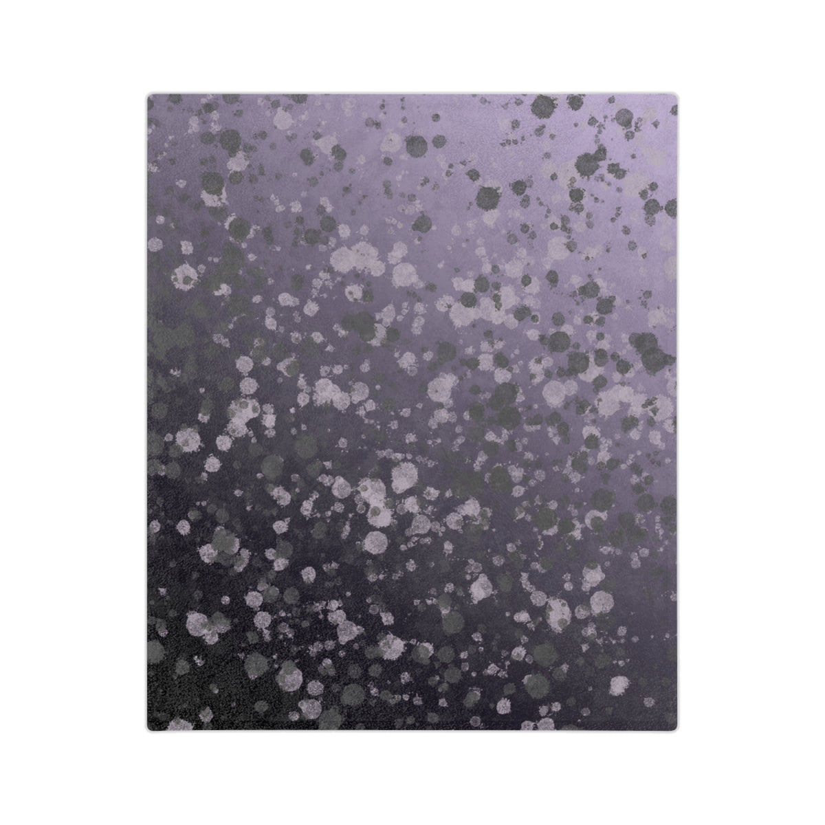 Soft Lavender Splatter Microfiber Throw