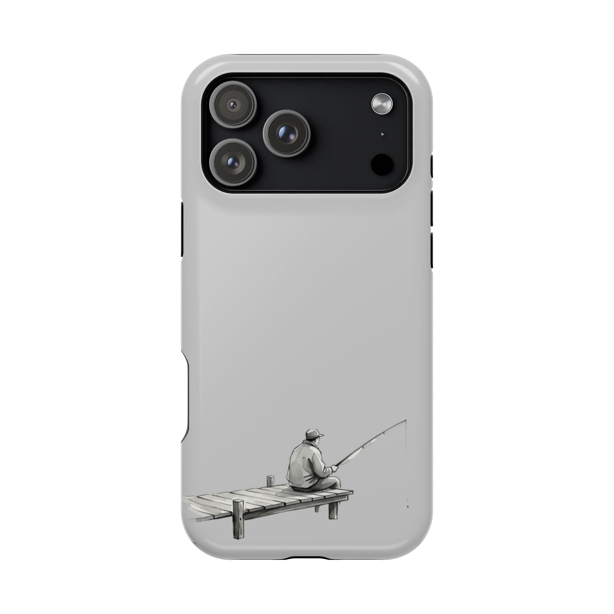 Phone Case | Fishing Dock Minimalist Magnetic Impact-Resistant Case