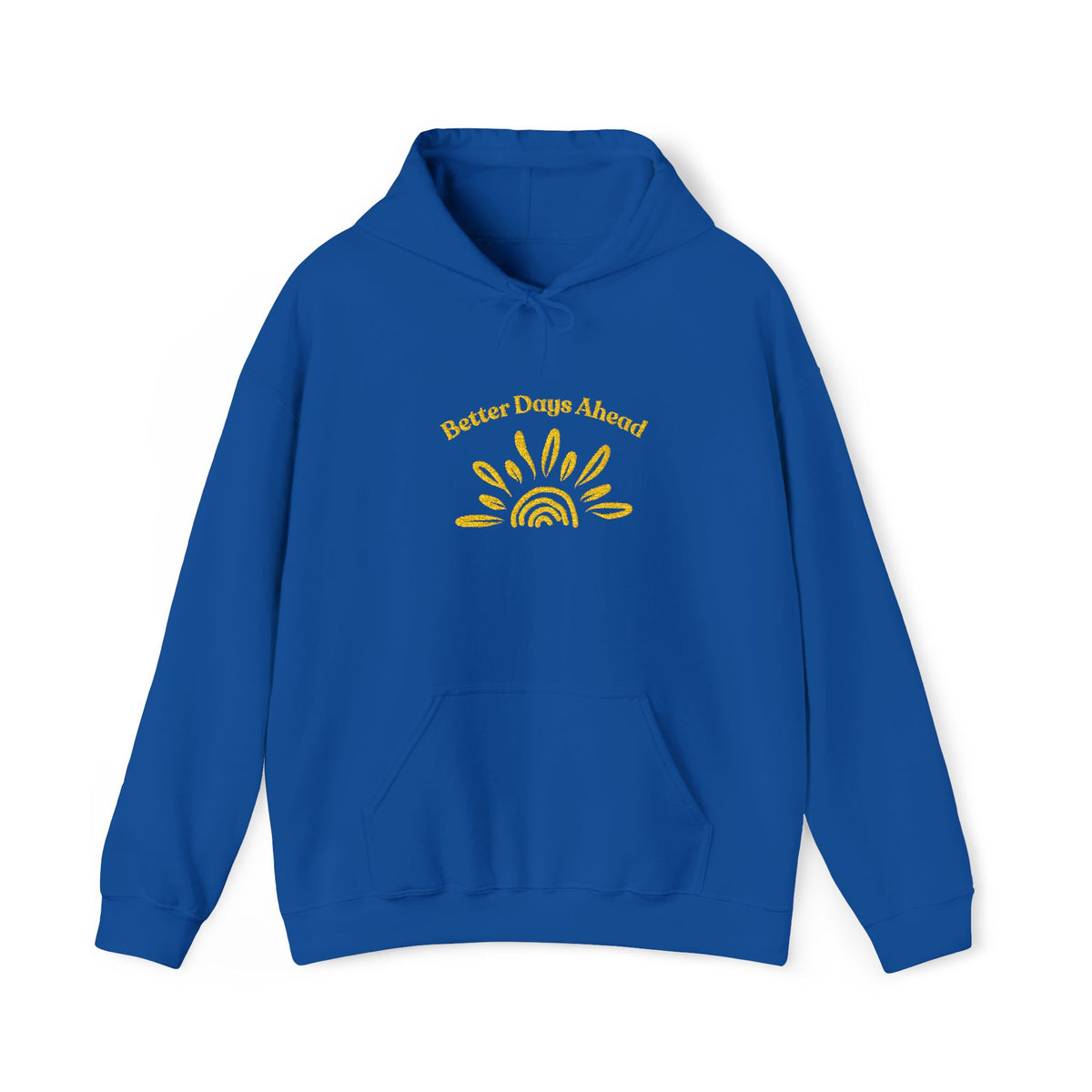 ‘Better Days Ahead’ Embroidered Hoodie